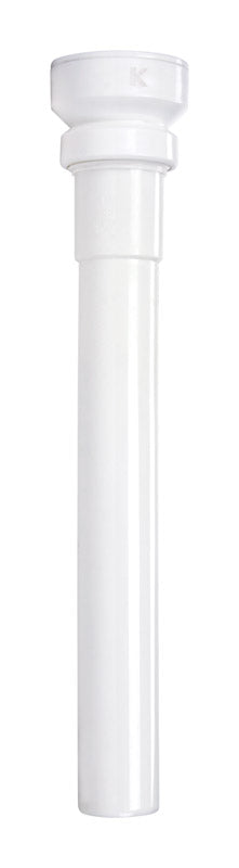 Keeney, Keeney Insta-Plumb 1.5 in. D X 12 in. L Tube de rallonge en plastique