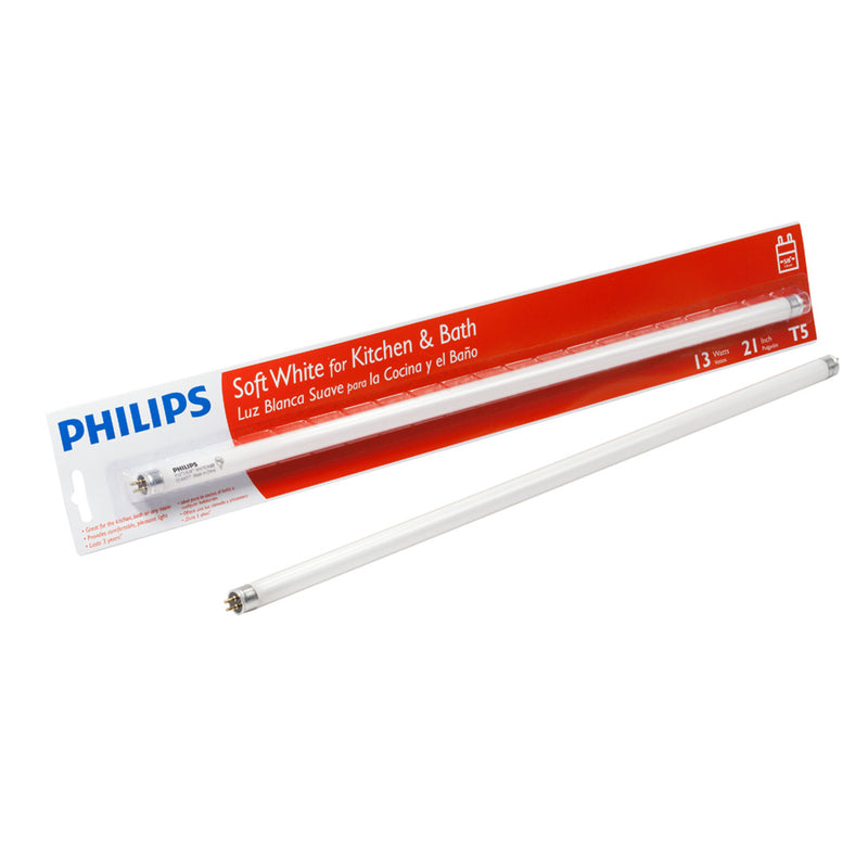 PHILIPS LIGHTING, Philips Alto 13 W T5 0.63 in. D X 21 in. L Ampoule Fluorescente Blanc Lumineux Linéaire 3000 K 1 pk