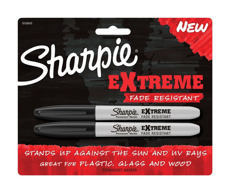 NEWELL BRANDS DISTRIBUTION LLC, Sharpie Extreme Marqueur permanent à pointe fine noir 2 pk (Pack de 6)