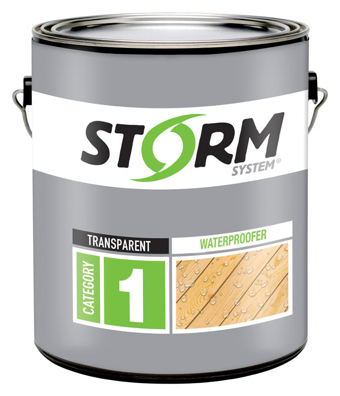 ICP CONSTRUCTION INC, Storm System Transparent Clear Teinture d'extérieur pénétrante à base d'eau 1 gal. (paquet de 4)